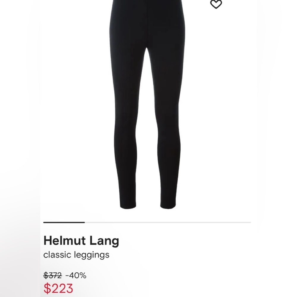 Helmut Lang
classic leggings size XS